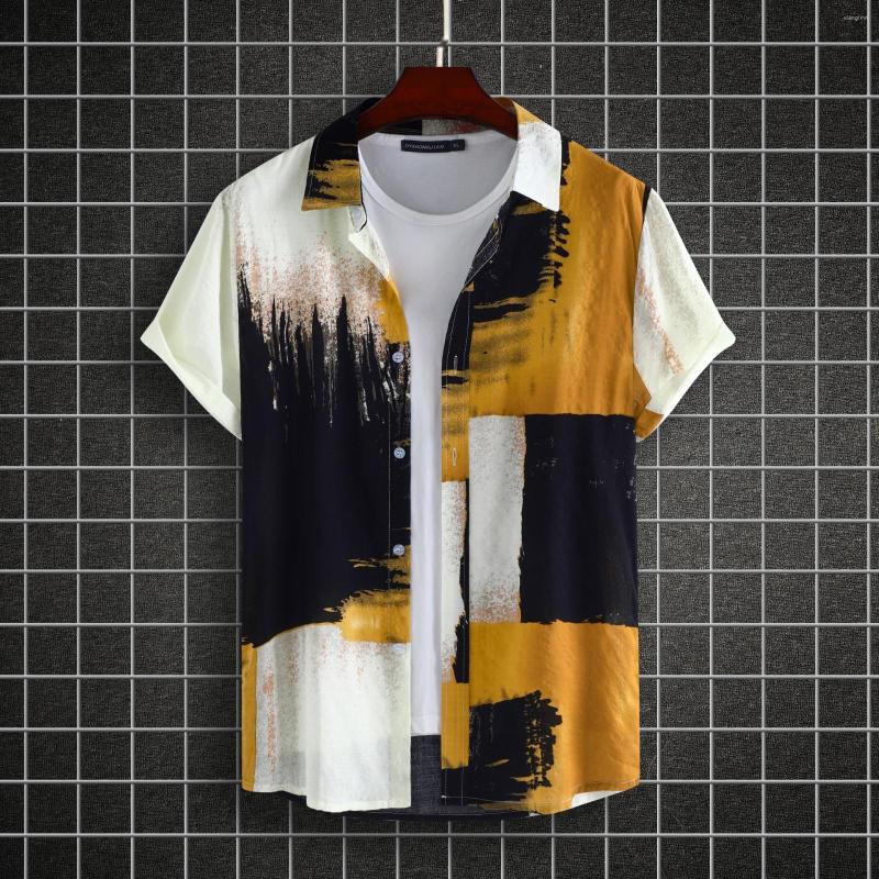 Men's Casual Shirts Male Spring And Summer Single Breasted Print Lapel Slim Fit Social Dress Shirt Loose Cardigan Blouses Business, Black
Men's Casual Shirts Male Spring And Summer Single Breasted Print Lapel Slim Fit Social Dress Shirt Loose Cardigan Blouses Business, Black