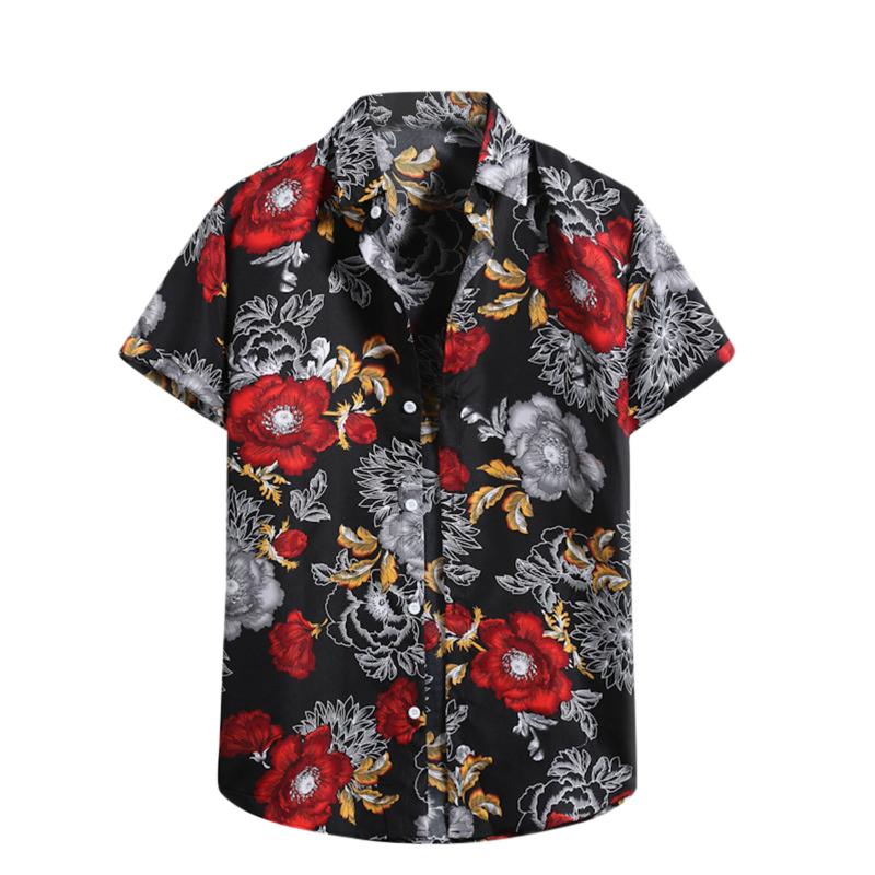 Men' Casual Shirts 2023Summer Shirt Arrival Men Hawaiian Camicias One Button Wild Printed Short-sleeve Blouses Tops, Black
Men' Casual Shirts 2023Summer Shirt Arrival Men Hawaiian Camicias One Button Wild Printed Short-sleeve Blouses Tops, Black