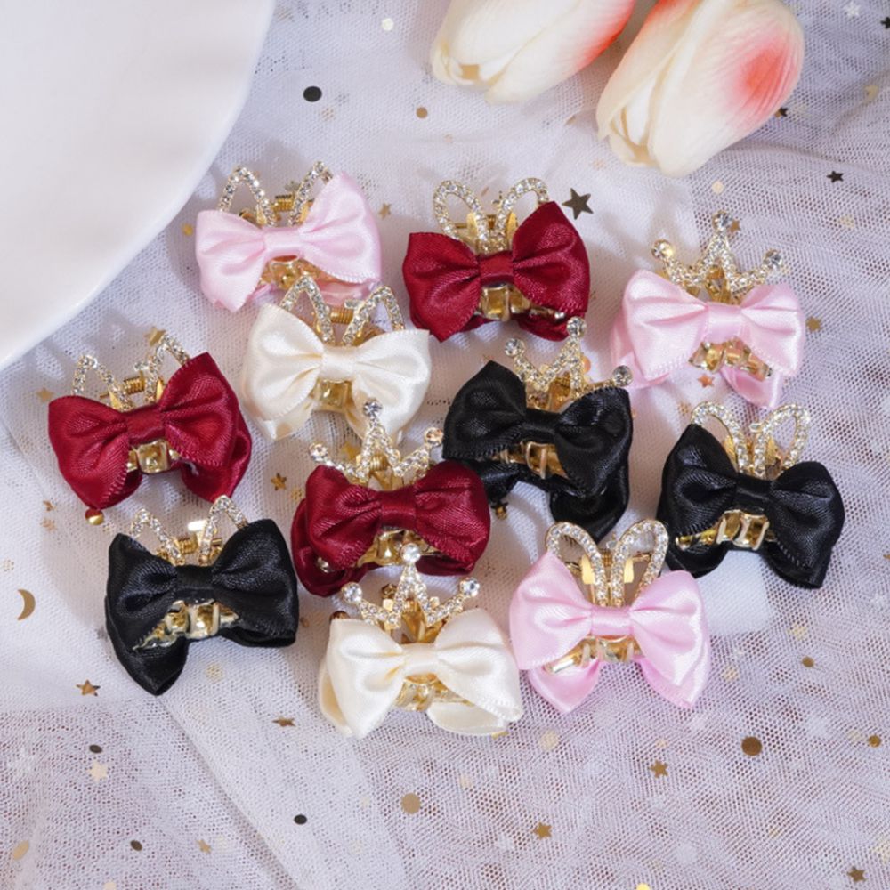 Princess Crown Ribbon Hair Clips Standing Bowknot Rhinestone Hair Bows Hairpin Kids Barrette Korean Rabbit Ear Hair Accessories 1654, As option show
Princess Crown Ribbon Hair Clips Standing Bowknot Rhinestone Hair Bows Hairpin Kids Barrette Korean Rabbit Ear Hair Accessories 1654, As option show