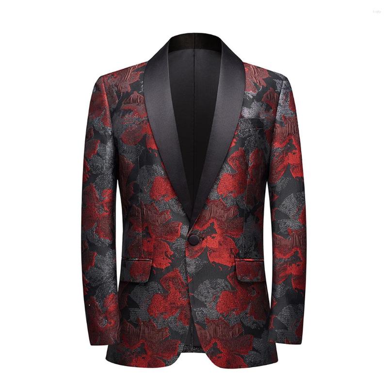 Men's Suits Red Flower Men Blazers Banquet Prom Slim Fit Wedding Tuxedo Suit Jackets Shawl Lapel Stage Nightclub Singer Host Dancer 1 Piece, Gold lily
Men's Suits Red Flower Men Blazers Banquet Prom Slim Fit Wedding Tuxedo Suit Jackets Shawl Lapel Stage Nightclub Singer Host Dancer 1 Piece, Gold lily