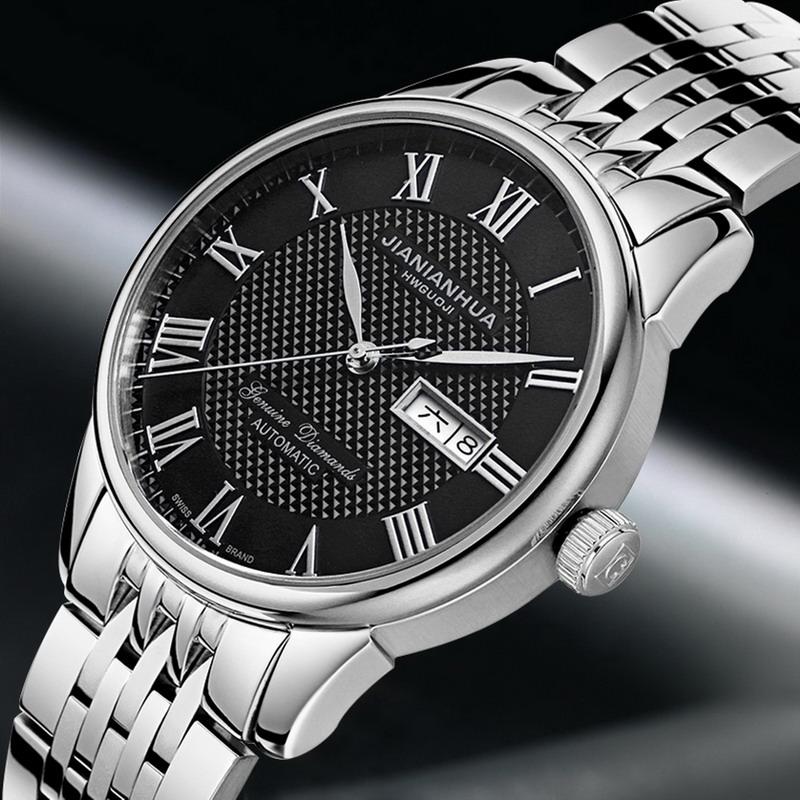 Wristwatches Switzerland Carnival Men Watches Auto Self-wind Watch Sapphire Reloj Hombre 100M Waterproof Relogio Clock C8605G-2WristwatchesW, Item 3
Wristwatches Switzerland Carnival Men Watches Auto Self-wind Watch Sapphire Reloj Hombre 100M Waterproof Relogio Clock C8605G-2WristwatchesW, Item 3