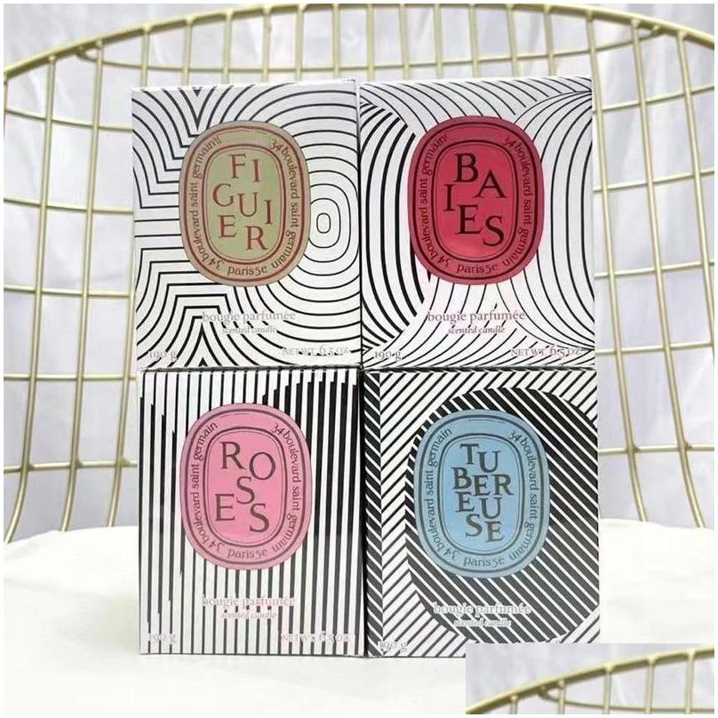 Perfume Bottle Solid Per Famous Fragrance Scented Candle Baies Figuier Roses Mimosa 190G Sealed Gift Box 6.5Oz Drop Delivery Health Dh87S
Perfume Bottle Solid Per Famous Fragrance Scented Candle Baies Figuier Roses Mimosa 190G Sealed Gift Box 6.5Oz Drop Delivery Health Dh87S