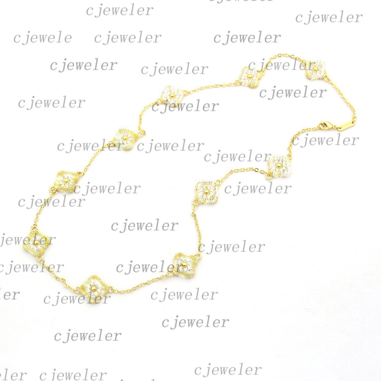 Fashion necklace Four-leaf Flower Elegant ten flower clover classic vc necklace for women jewelry pendant high-quality 30 color gift-1
Fashion necklace Four-leaf Flower Elegant ten flower clover classic vc necklace for women jewelry pendant high-quality 30 color gift-1