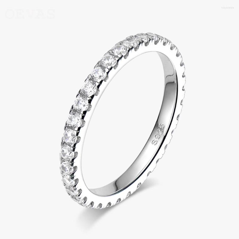 Cluster Rings 925 Sterling Silver Shiny Full 2mm High Carbon Diamond Ring For Women's Top Quality Party Jewelry Wholesale
Cluster Rings 925 Sterling Silver Shiny Full 2mm High Carbon Diamond Ring For Women's Top Quality Party Jewelry Wholesale