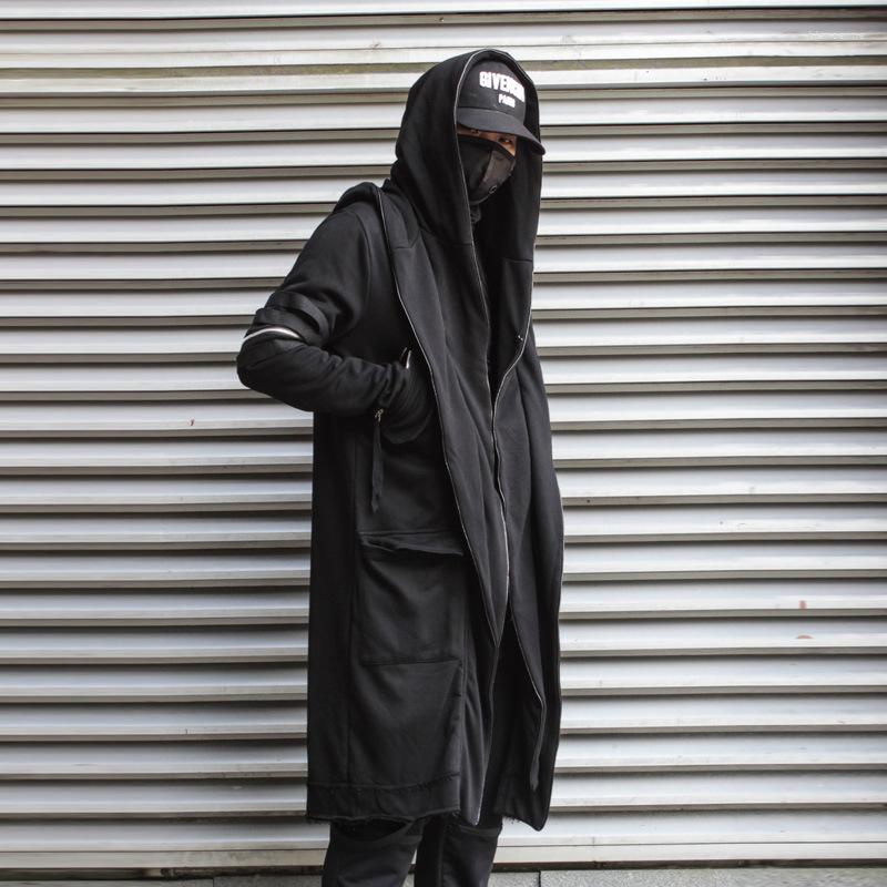 Men' Jackets Wizard Cape Cloak Fake Two Jacket Gothic Punk Streetwear Men Coats Tactical Function Hoody Windbreaker, Black
Men' Jackets Wizard Cape Cloak Fake Two Jacket Gothic Punk Streetwear Men Coats Tactical Function Hoody Windbreaker, Black