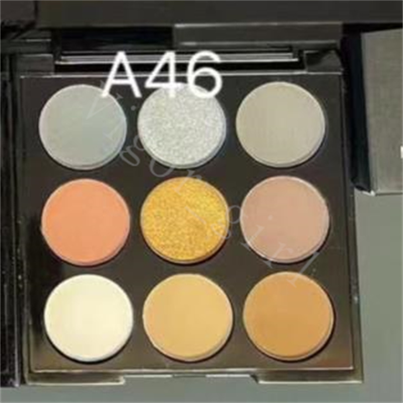 New Arrival M Brand 9 Color Eyeshadow Palette For Girl Eye Beauty Cosmetics 0.8G 0.02Oz Nice Matte Satin Pro Makeup Stock