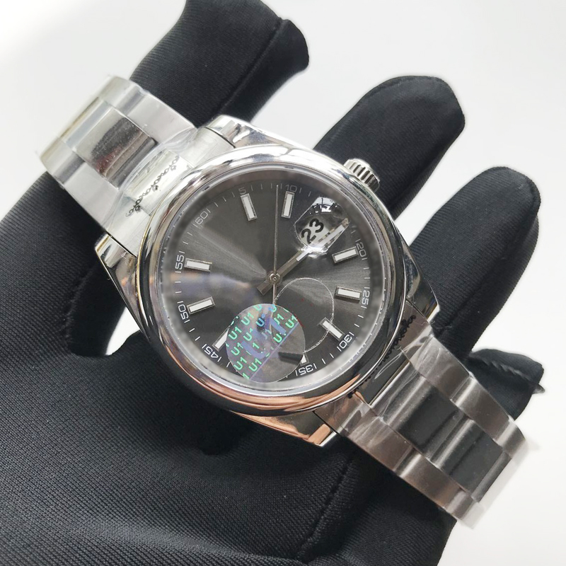 Mens Watch luxury watches grey dial automatic 36mm&41mm sweeping movement watches Stainless Steel Bracelet Date AAA Watches just luminous wristwatches, Only box and papers
Mens Watch luxury watches grey dial automatic 36mm&41mm sweeping movement watches Stainless Steel Bracelet Date AAA Watches just luminous wristwatches, Only box and papers