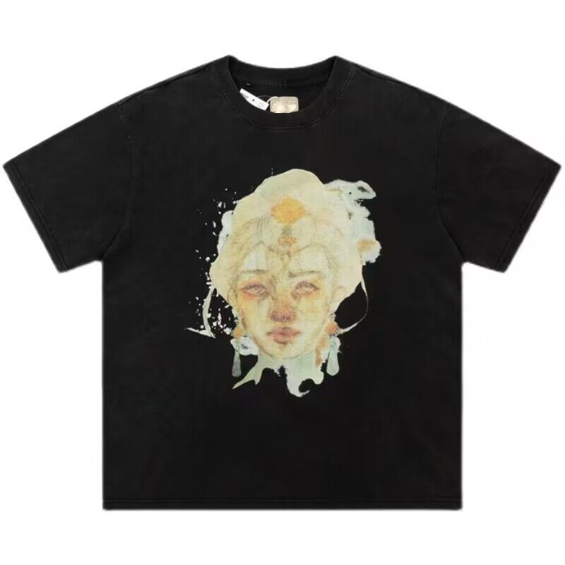 2023 Vintage T Shirt Men Women Cotton T-shirt Tee Cotton Print Portrait Washed Crew Neck Tops Oversized Fit Lovers Dept Designer, Black
2023 Vintage T Shirt Men Women Cotton T-shirt Tee Cotton Print Portrait Washed Crew Neck Tops Oversized Fit Lovers Dept Designer, Black