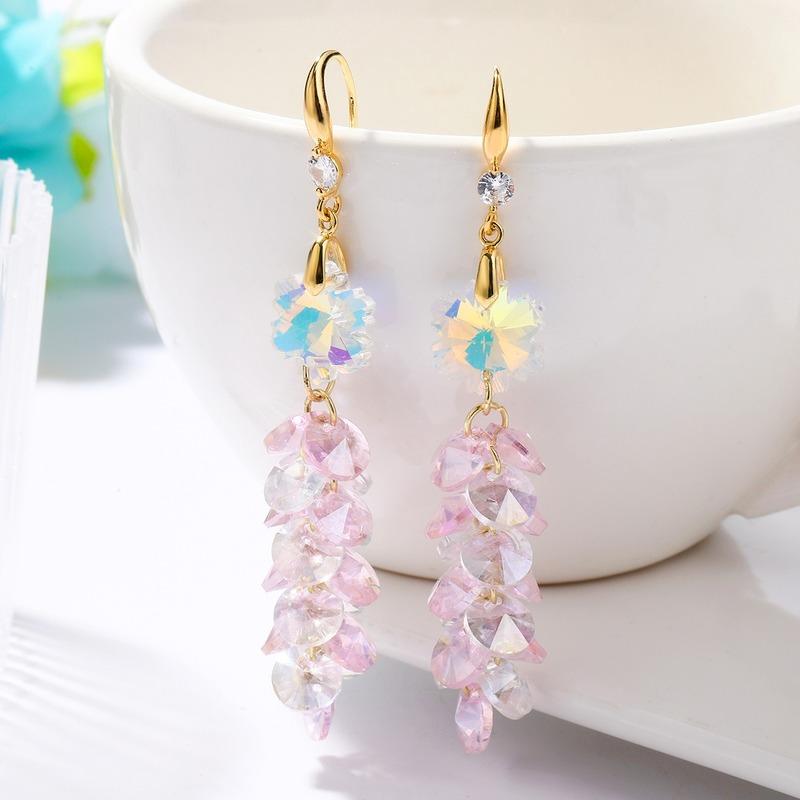 Dangle Earrings & Chandelier Luxury Zircon Austrian Natural Crystal Long For Women Heart Shape Raindrop Beaded Fashion Trend AccessoriesDang
Dangle Earrings & Chandelier Luxury Zircon Austrian Natural Crystal Long For Women Heart Shape Raindrop Beaded Fashion Trend AccessoriesDang