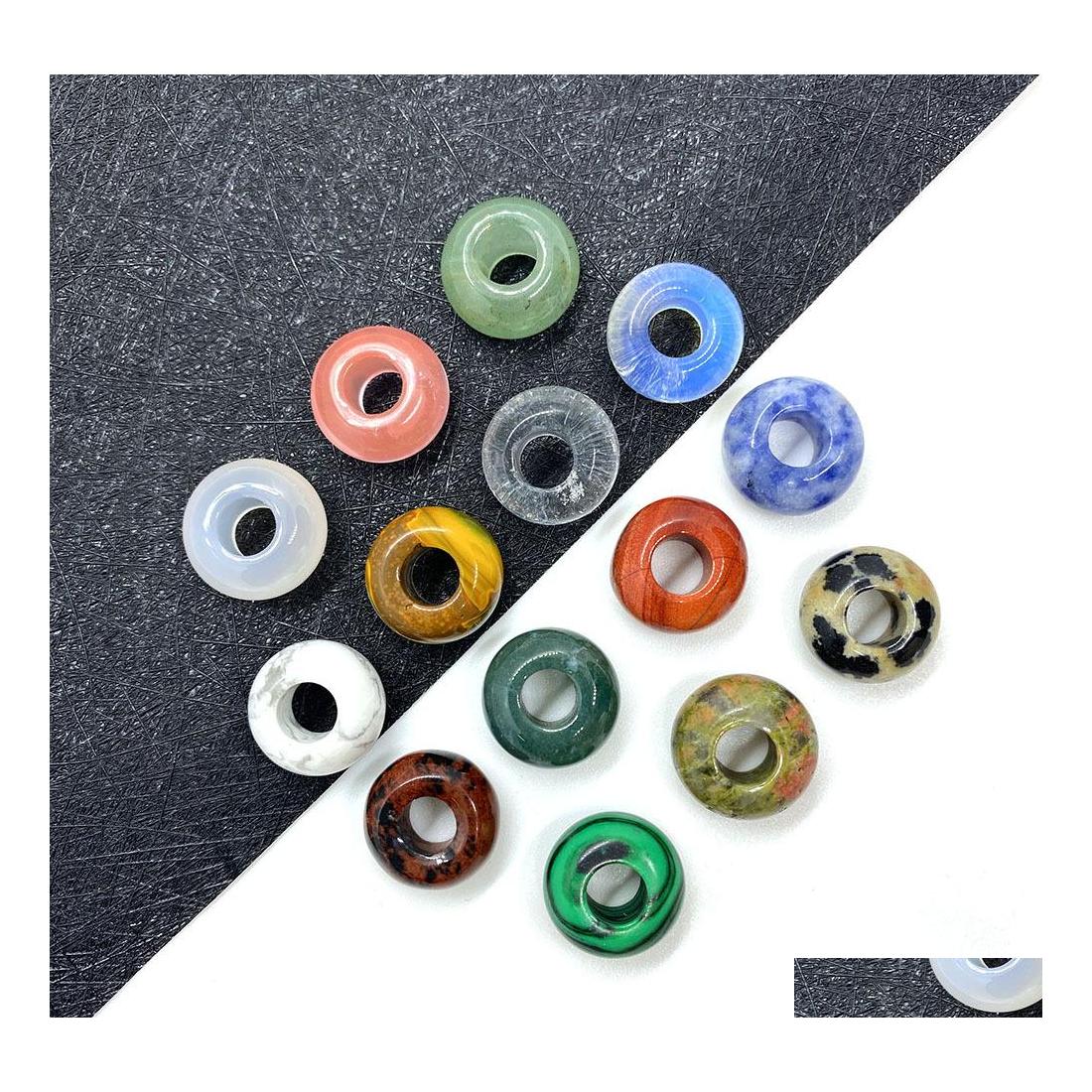 Charms 8X14Mm Big Hole Natural Round Jade Stone Crystal Spacer Beads Charm Pendant For Jewelry Making Accessorie Yzedibleshop Drop D Dholv
Charms 8X14Mm Big Hole Natural Round Jade Stone Crystal Spacer Beads Charm Pendant For Jewelry Making Accessorie Yzedibleshop Drop D Dholv