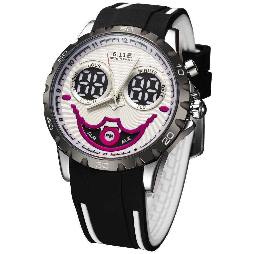 Wrist watch Joker electronic multi-function LED blue light dual movement men's sports trend
Wrist watch Joker electronic multi-function LED blue light dual movement men's sports trend