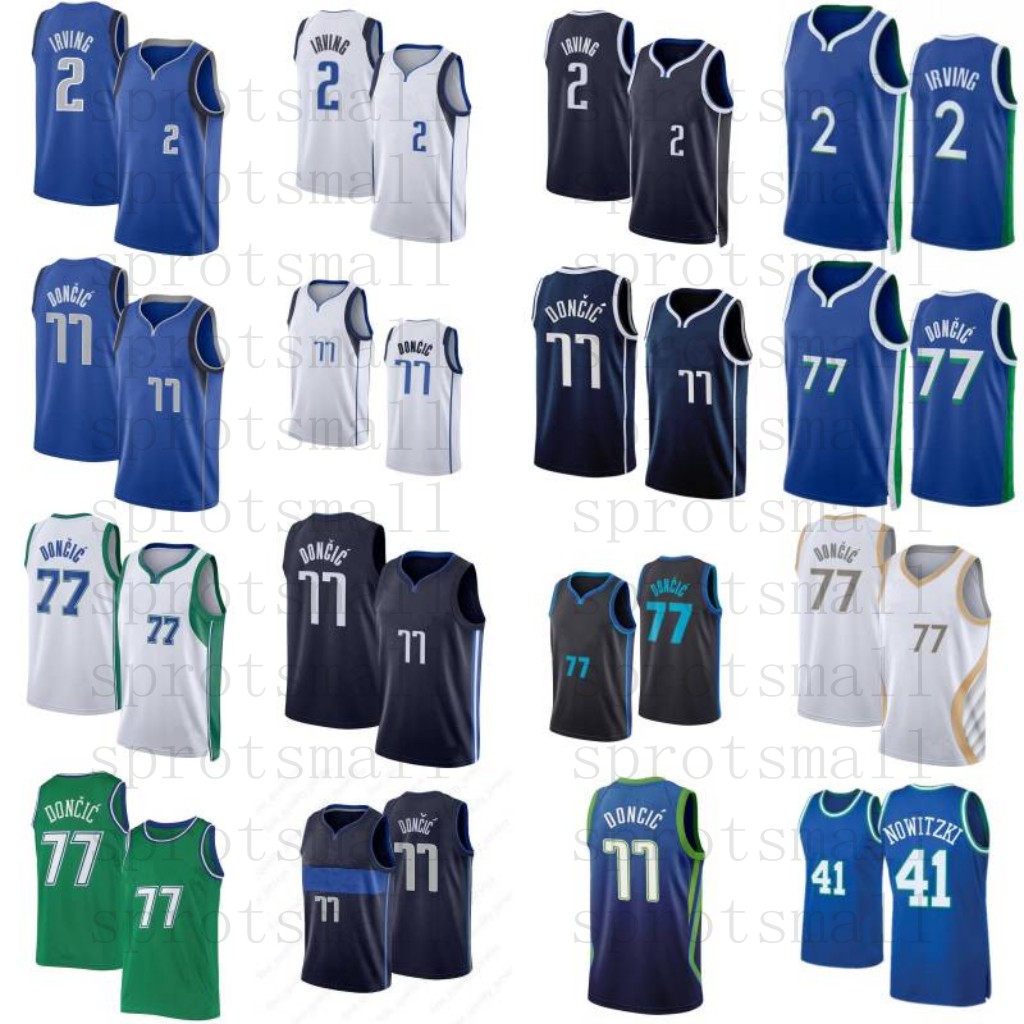 77 Luka Doncic City Basketball Jerseys 2 Kyrie Irving Blue White Green Mens 41 Dirk Nowitzki Retro Shirts
77 Luka Doncic City Basketball Jerseys 2 Kyrie Irving Blue White Green Mens 41 Dirk Nowitzki Retro Shirts