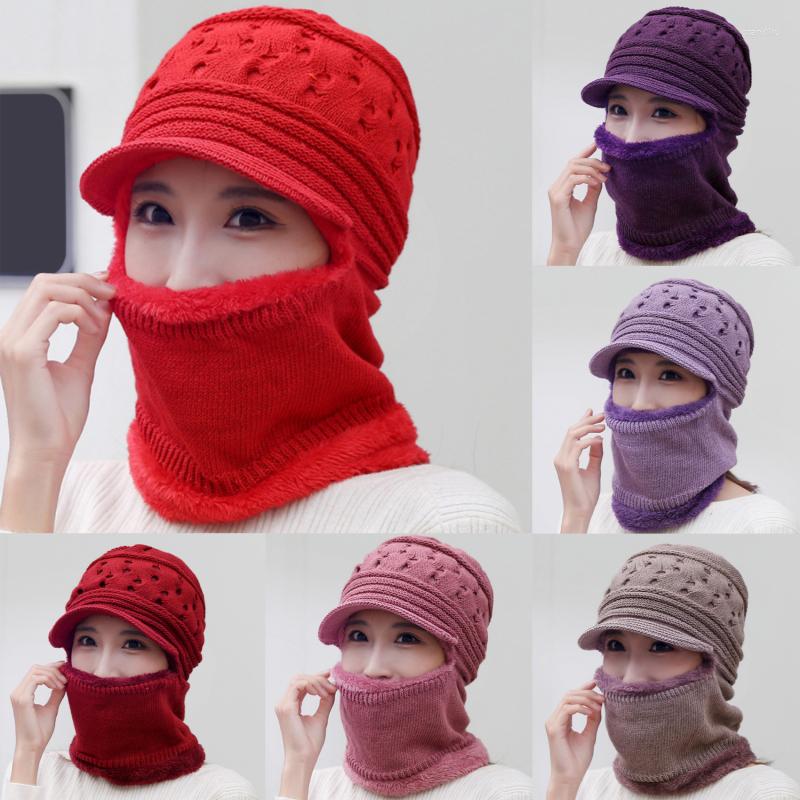 Berets Ladies Winter Warm Rope Needle Plush Lining Windproof Full Cover Drawstring Earmuffs Hooded Scarf, Dark purple
Berets Ladies Winter Warm Rope Needle Plush Lining Windproof Full Cover Drawstring Earmuffs Hooded Scarf, Dark purple