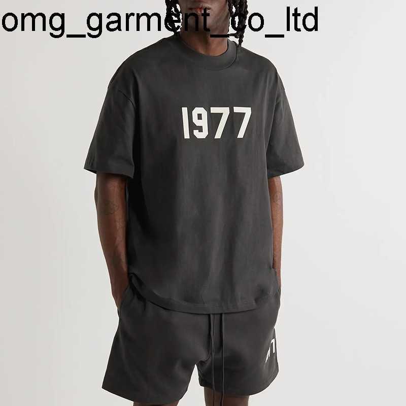 new men' designer loose 1977 essential flocking print round neck loose men' short sleeve fashion brand hoodie, Black
new men' designer loose 1977 essential flocking print round neck loose men' short sleeve fashion brand hoodie, Black