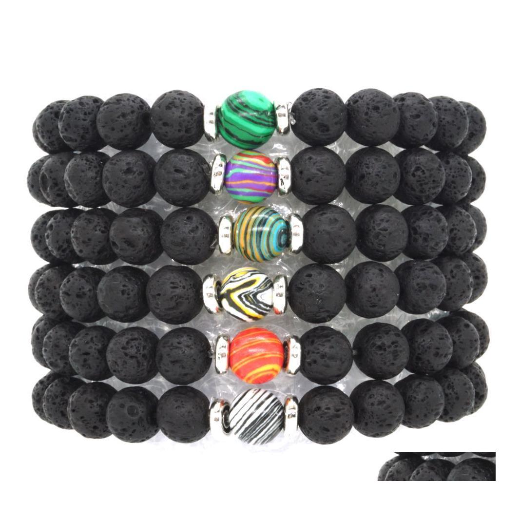 Charm Bracelets 10 Colors Natural Black Lava Stone Beads Elastic Bracelet Essential Oil Diffuser Volcanic Rock Beaded Hand Strings D Dhqga
Charm Bracelets 10 Colors Natural Black Lava Stone Beads Elastic Bracelet Essential Oil Diffuser Volcanic Rock Beaded Hand Strings D Dhqga