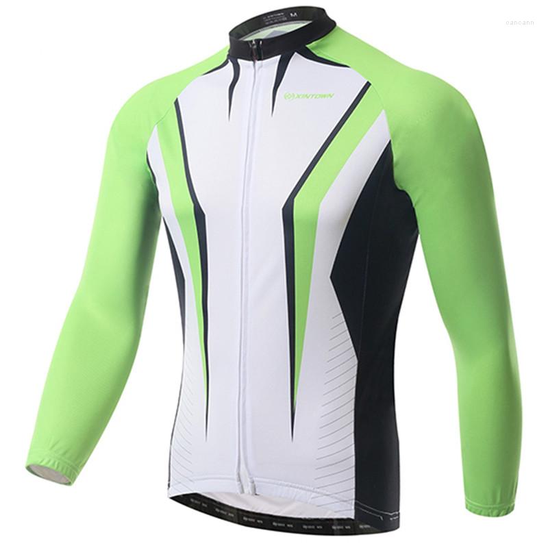 

Racing Jackets Xintown Long Sleeve Cycling Clothing Autumn Jersey Mtb Bike Cycle Clothes Ropa Bicycle, Green