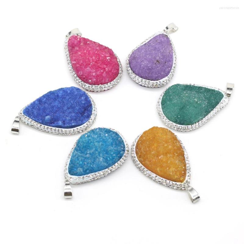 Pendant Necklaces Natural Stone Crystal Lace Drop-Shaped For Jewelry Making Charms DIY Necklace Bracelet Anklet Accessory
Pendant Necklaces Natural Stone Crystal Lace Drop-Shaped For Jewelry Making Charms DIY Necklace Bracelet Anklet Accessory