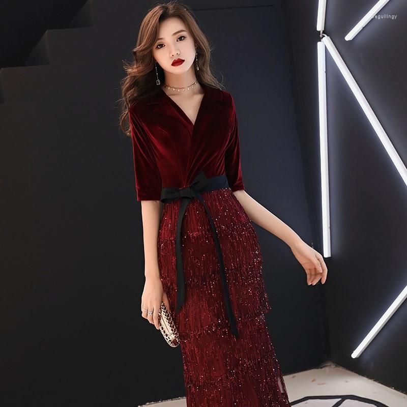 Ethnic Clothing Elegant Sequins Gown V-neck Every Day Dresses Evening Women Party Dress Vestidos
Ethnic Clothing Elegant Sequins Gown V-neck Every Day Dresses Evening Women Party Dress Vestidos
