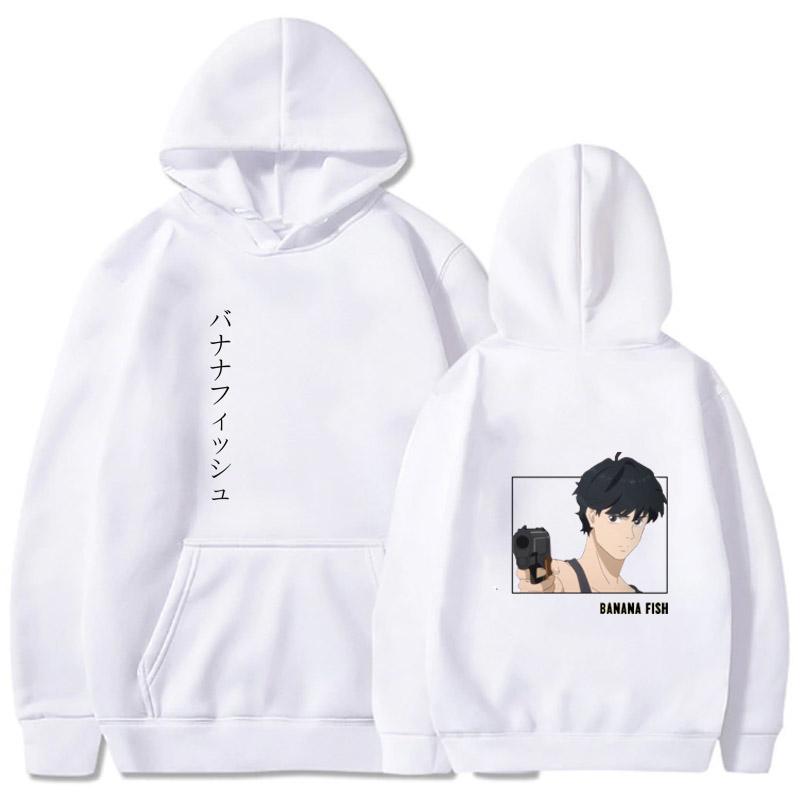 Men's Hoodies & Sweatshirts Japanese Anime Banana Fish Hoodie Double-sided Pullovers Long Sleeves Loose Sweatshirt Dropship Clothing Man Wom, Black
Men's Hoodies & Sweatshirts Japanese Anime Banana Fish Hoodie Double-sided Pullovers Long Sleeves Loose Sweatshirt Dropship Clothing Man Wom, Black