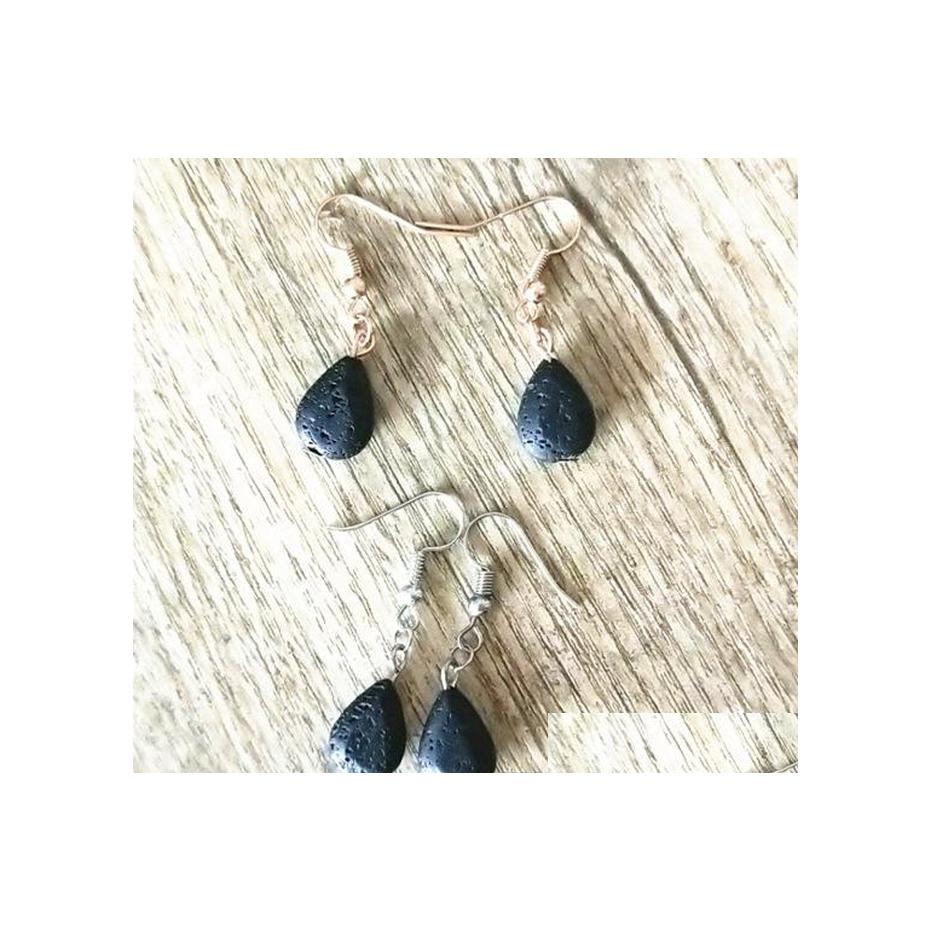 Dangle Chandelier Water Drop Black Lava Stone Long Tassel Earrings Necklace Diy Aromatherapy Essential Oil Diffuser Earings Jewelr Dhuhm 
Dangle Chandelier Water Drop Black Lava Stone Long Tassel Earrings Necklace Diy Aromatherapy Essential Oil Diffuser Earings Jewelr Dhuhm