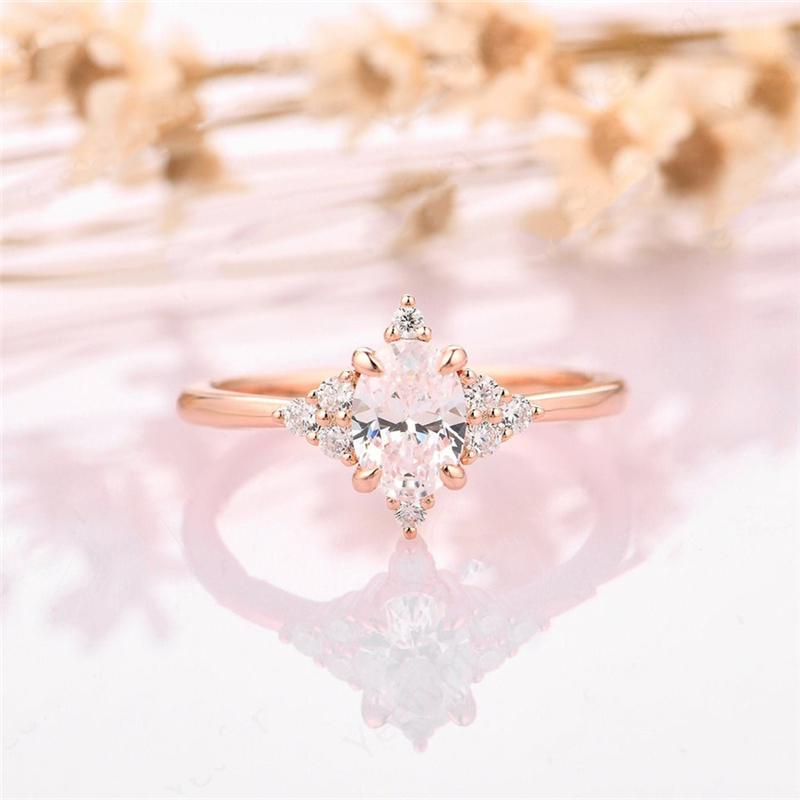 Cluster Rings RandH 14K Yellow Solid Gold 1.5 8 6mm Oval Women's Jewelry Lab Grow Moissanite For Women Wedding Anniversary GiftCluster
Cluster Rings RandH 14K Yellow Solid Gold 1.5 8 6mm Oval Women's Jewelry Lab Grow Moissanite For Women Wedding Anniversary GiftCluster