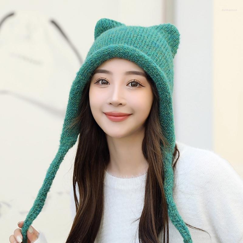 Berets Crochet Kitten Ear Shape Hat Cute Ladies Outdoor Windproof Keep Warm Christmas Presents For Girlfriend Boyfriend, Black
Berets Crochet Kitten Ear Shape Hat Cute Ladies Outdoor Windproof Keep Warm Christmas Presents For Girlfriend Boyfriend, Black