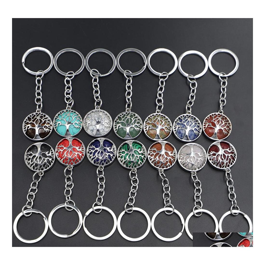 Key Rings Fashion Tree Of Life Natural Stone Pendant Keychain Quartz Stones Pink Crystal Keychains Accessories Drop Delivery Jewelry Dhdg4
Key Rings Fashion Tree Of Life Natural Stone Pendant Keychain Quartz Stones Pink Crystal Keychains Accessories Drop Delivery Jewelry Dhdg4