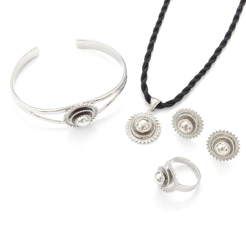 Necklace Earrings Set Ethiopian Jewelry Sliver Color Habesha African Trendy Women Wedding, Picture shown
Necklace Earrings Set Ethiopian Jewelry Sliver Color Habesha African Trendy Women Wedding, Picture shown
