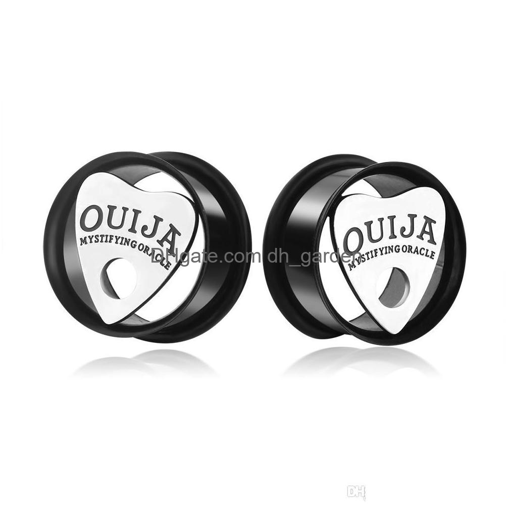 Plugs Tunnels Ouija Eyelet Single Flared Flesh Tunne 816Mm Ear Plug Gauges Earrings Hollow Expander Stretching Drop Deliver Dhgarden Dh6Dp
Plugs Tunnels Ouija Eyelet Single Flared Flesh Tunne 816Mm Ear Plug Gauges Earrings Hollow Expander Stretching Drop Deliver Dhgarden Dh6Dp