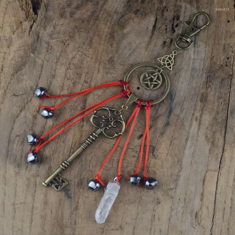Keychains Witches Bells Keychain Pagan Energy Quartz Decor Magic Home Protection Good Luck Banish Evil Witch Gothic Jewelry
Keychains Witches Bells Keychain Pagan Energy Quartz Decor Magic Home Protection Good Luck Banish Evil Witch Gothic Jewelry