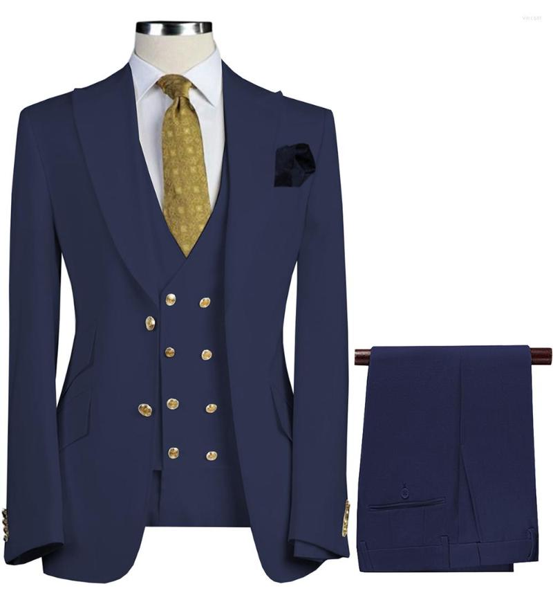 Men' Suits Costume Homme 3 Piece Blazer Sets For Men Formal Slim Fit Business Tuxedo Groom&Groomsman Suit(Blazer Vest Pants, Royal blue
Men' Suits Costume Homme 3 Piece Blazer Sets For Men Formal Slim Fit Business Tuxedo Groom&Groomsman Suit(Blazer Vest Pants, Royal blue