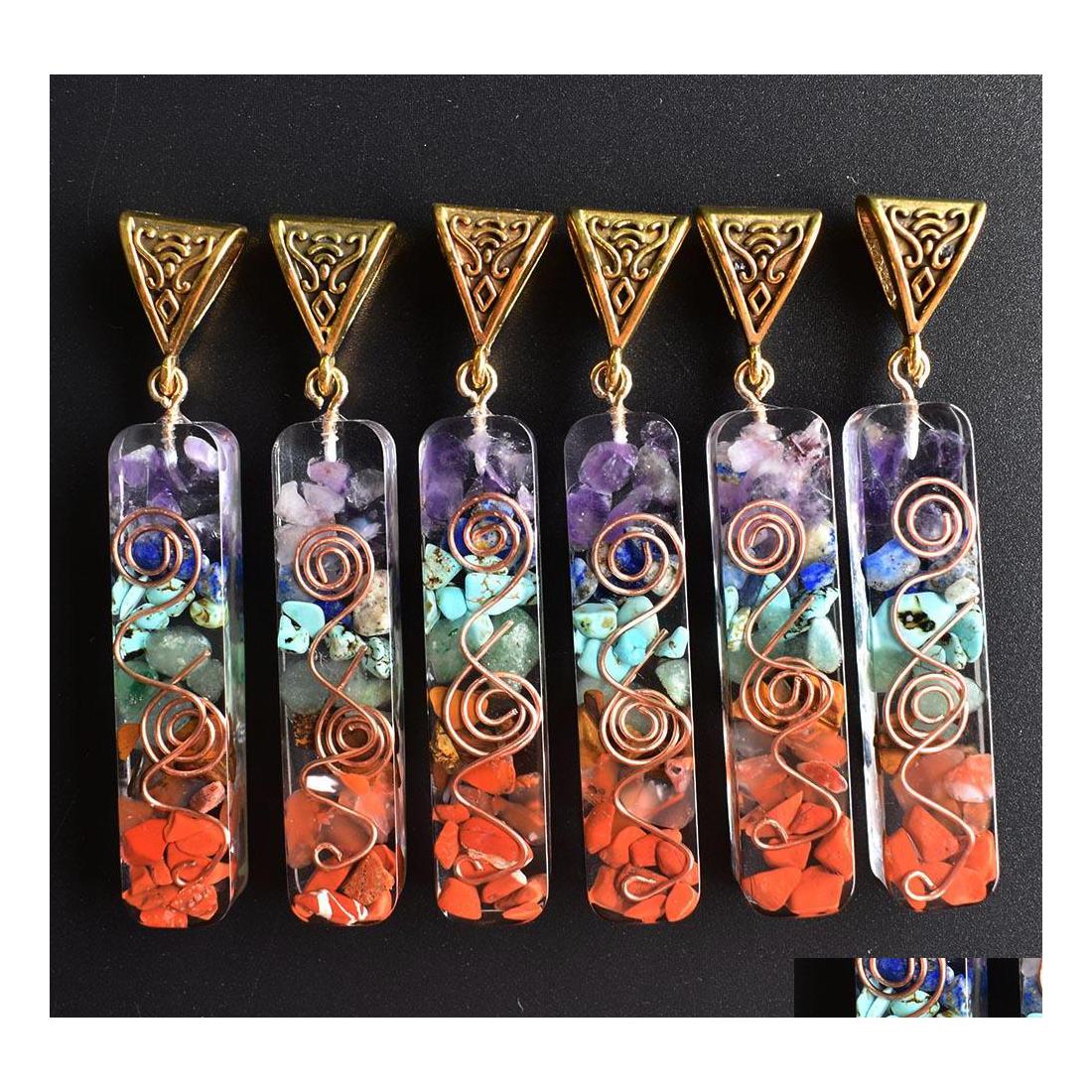 Charms Retro Colorf Chakra Natural Stone Amethyst Lapis Lazi 7 Colors Stones Pillar Pendants Wholesale Diy Necklace Carshop2006 Drop Dhshx
Charms Retro Colorf Chakra Natural Stone Amethyst Lapis Lazi 7 Colors Stones Pillar Pendants Wholesale Diy Necklace Carshop2006 Drop Dhshx