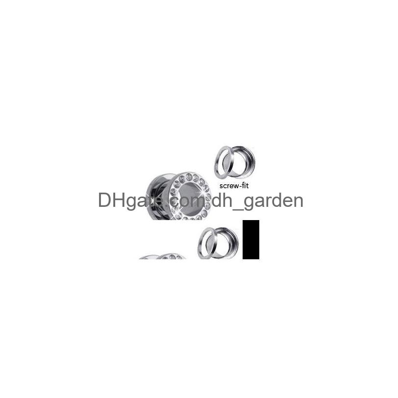 Plugs Tunnels Body Jewelry Piercing Crystal Flesh Tunnel Ear Plug 50Pcs/Lot Mix 4 Size Drop Delivery Dhgarden Dhzmy
Plugs Tunnels Body Jewelry Piercing Crystal Flesh Tunnel Ear Plug 50Pcs/Lot Mix 4 Size Drop Delivery Dhgarden Dhzmy