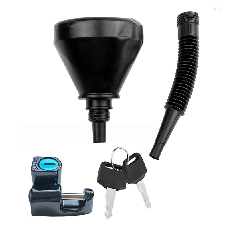 All Terrain Wheels Filling Funnel Fuel Gas Sprinkler Flexible Tube With Motorcycle Helmet Lock Hanger Hook 
All Terrain Wheels Filling Funnel Fuel Gas Sprinkler Flexible Tube With Motorcycle Helmet Lock Hanger Hook