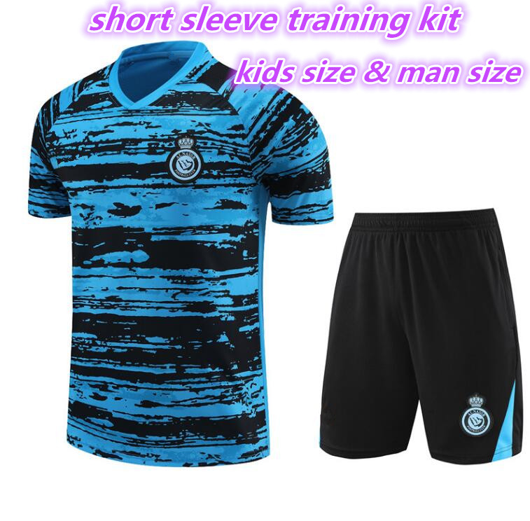 22 23 Al Nassr FC adult short sleeve tracksuits kids soccer Jerseys Ronaldo 2022 2023 CR7 Gonzalo Talisca Ghislain Football TRACKSUIT training suit Half shorts KIT
22 23 Al Nassr FC adult short sleeve tracksuits kids soccer Jerseys Ronaldo 2022 2023 CR7 Gonzalo Talisca Ghislain Football TRACKSUIT training suit Half shorts KIT