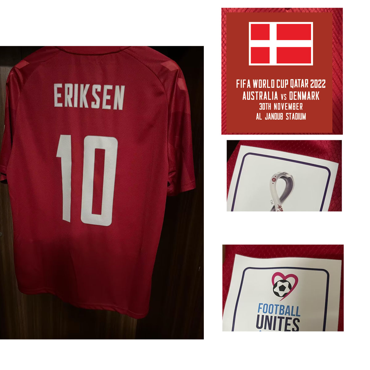 American College Football Wear 2022 Denmark Eriksen KJAER Maillot Custom Name Number Sports Jersey, Vs franc
American College Football Wear 2022 Denmark Eriksen KJAER Maillot Custom Name Number Sports Jersey, Vs franc