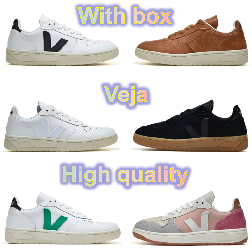 Box Italy with New Designer Running Shoes Women Veja v Leather Extra Mens Esplar Calfskin Trainers Fashion White Low-top Chaussures Breathable Sneakers S5m2
Box Italy with New Designer Running Shoes Women Veja v Leather Extra Mens Esplar Calfskin Trainers Fashion White Low-top Chaussures Breathable Sneakers S5m2