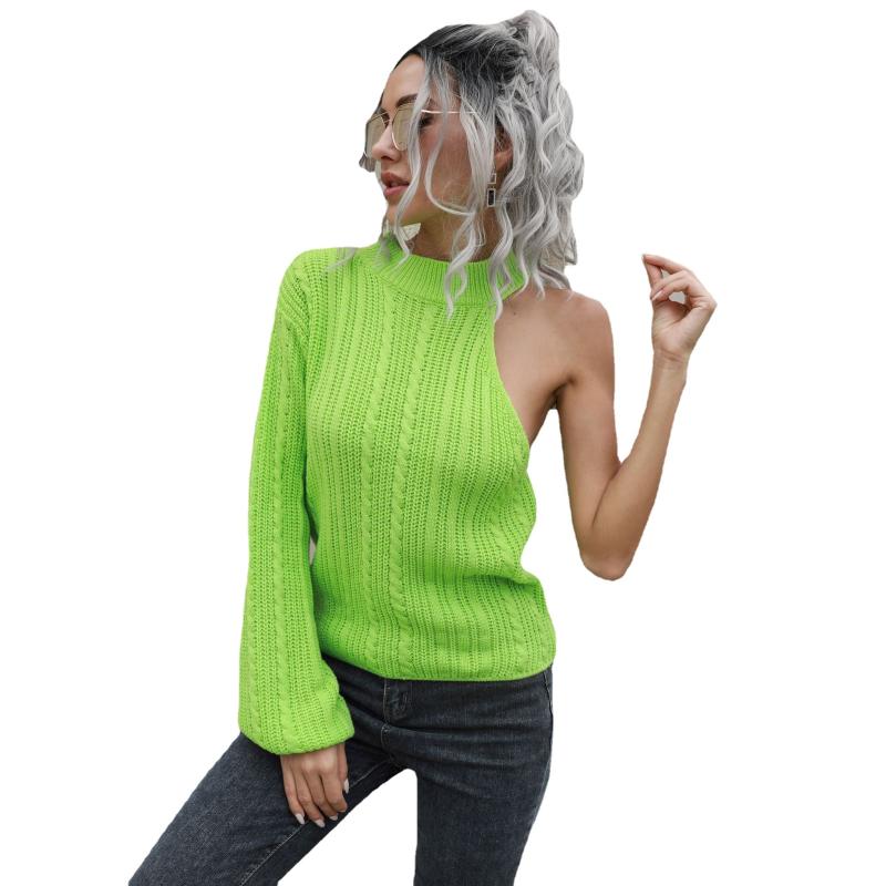 Women' Sweaters Fashion Women Design Sense One-shoulder Sweater Autumn Winter Ladies Long-sleeved Lantern Sleeve Knitted Pullovers Jumpers, Black
Women' Sweaters Fashion Women Design Sense One-shoulder Sweater Autumn Winter Ladies Long-sleeved Lantern Sleeve Knitted Pullovers Jumpers, Black