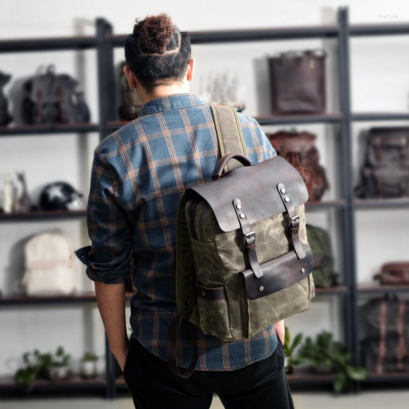 Backpack Retro Rucksack High School College Student Schoolbag Trend Men's Casual Large-capacity Travel Laptop, Army green
Backpack Retro Rucksack High School College Student Schoolbag Trend Men's Casual Large-capacity Travel Laptop, Army green