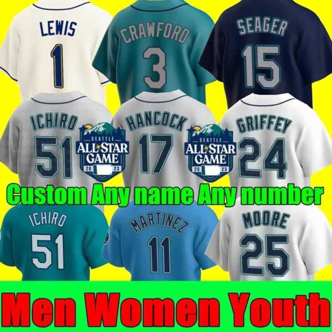 Mariners Ken Griffey Jr. Baseball Jersey Jake Fraley Tom Murphy Luis Torrens Jarred Kelenic Abraham Toro Mitch Haniger Kyle Lewis Adam Frazier J.P. Crawford, Men
Mariners Ken Griffey Jr. Baseball Jersey Jake Fraley Tom Murphy Luis Torrens Jarred Kelenic Abraham Toro Mitch Haniger Kyle Lewis Adam Frazier J.P. Crawford, Men