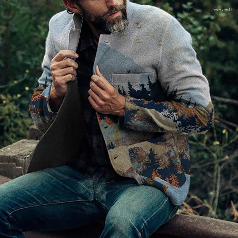 Men' Suits Men' Suit Blazer Single Breasted Lapel Collar Printing Jacket Casual Vintage Tooling Slim Autumn Commuting Wedding, Picture color
Men' Suits Men' Suit Blazer Single Breasted Lapel Collar Printing Jacket Casual Vintage Tooling Slim Autumn Commuting Wedding, Picture color