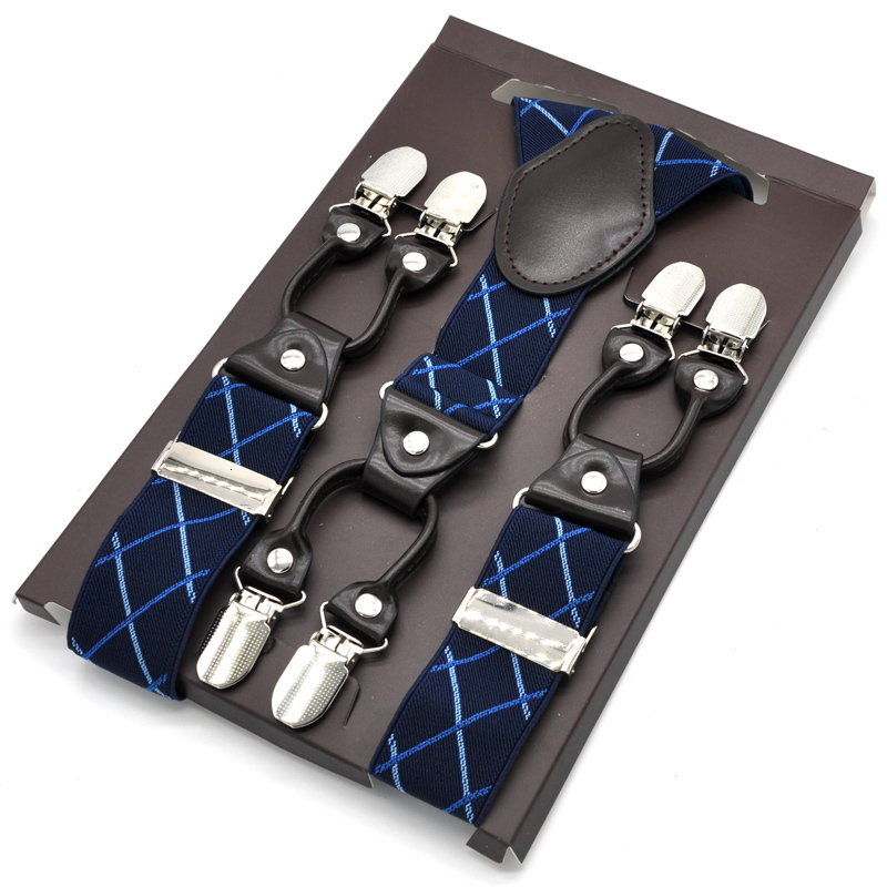 Suspenders Novelty Male Leather Jacquard 6clips westernstyle trousers Man braces cinturino Adjustable Suspender 8color MBD8652 230217
Suspenders Novelty Male Leather Jacquard 6clips westernstyle trousers Man braces cinturino Adjustable Suspender 8color MBD8652 230217
