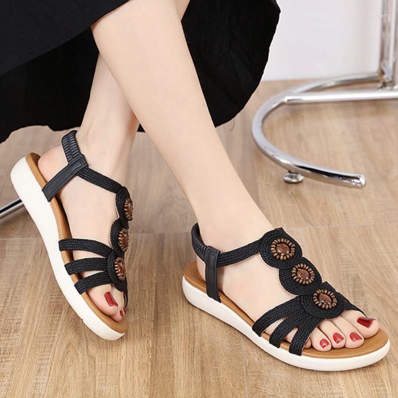 Sandals Woman Summer Vintage Wedge Casual Sewing Lady Shoes Bohemia Beaded Fish Mouth Open Toe Flats Slippers Pantoufle Femme, Brown
Sandals Woman Summer Vintage Wedge Casual Sewing Lady Shoes Bohemia Beaded Fish Mouth Open Toe Flats Slippers Pantoufle Femme, Brown