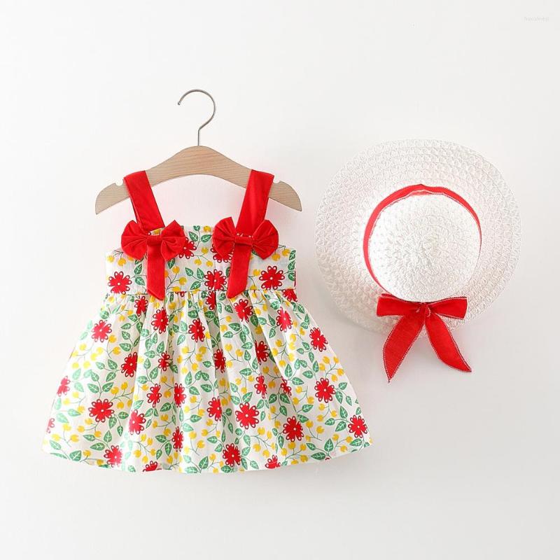 Girl Dresses Summer Born Baby Girls Dress Casual Bowknot Infant Clothing 1st Birthday Princess Strap Sets With Hat, Orange
Girl Dresses Summer Born Baby Girls Dress Casual Bowknot Infant Clothing 1st Birthday Princess Strap Sets With Hat, Orange