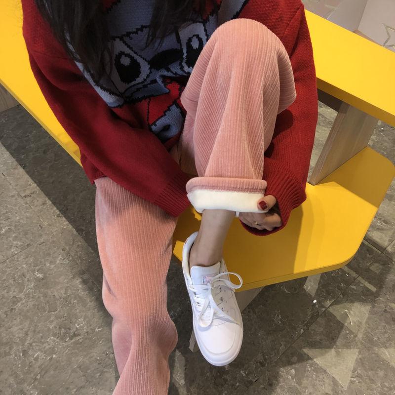 Women' Pants & Capris Wide Leg Pant Women Autumn Winter Korean Style Soft Bottoms Oversize Casual High Fashion Female Trousers Y2k Clothes, Pink
Women' Pants & Capris Wide Leg Pant Women Autumn Winter Korean Style Soft Bottoms Oversize Casual High Fashion Female Trousers Y2k Clothes, Pink