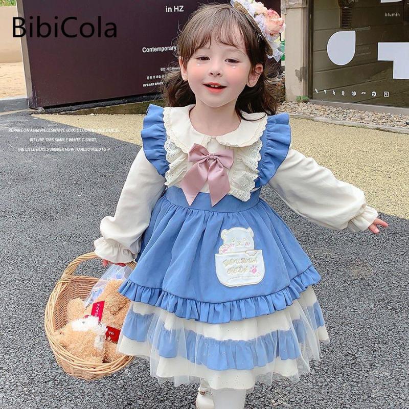 Girl Dresses 2023 Spring Summer Toddler Girls' Skirts Lolita Style Blue Bow Pleated Dresss Baby Dress Princess For Girls 2-7Years, Beige
Girl Dresses 2023 Spring Summer Toddler Girls' Skirts Lolita Style Blue Bow Pleated Dresss Baby Dress Princess For Girls 2-7Years, Beige