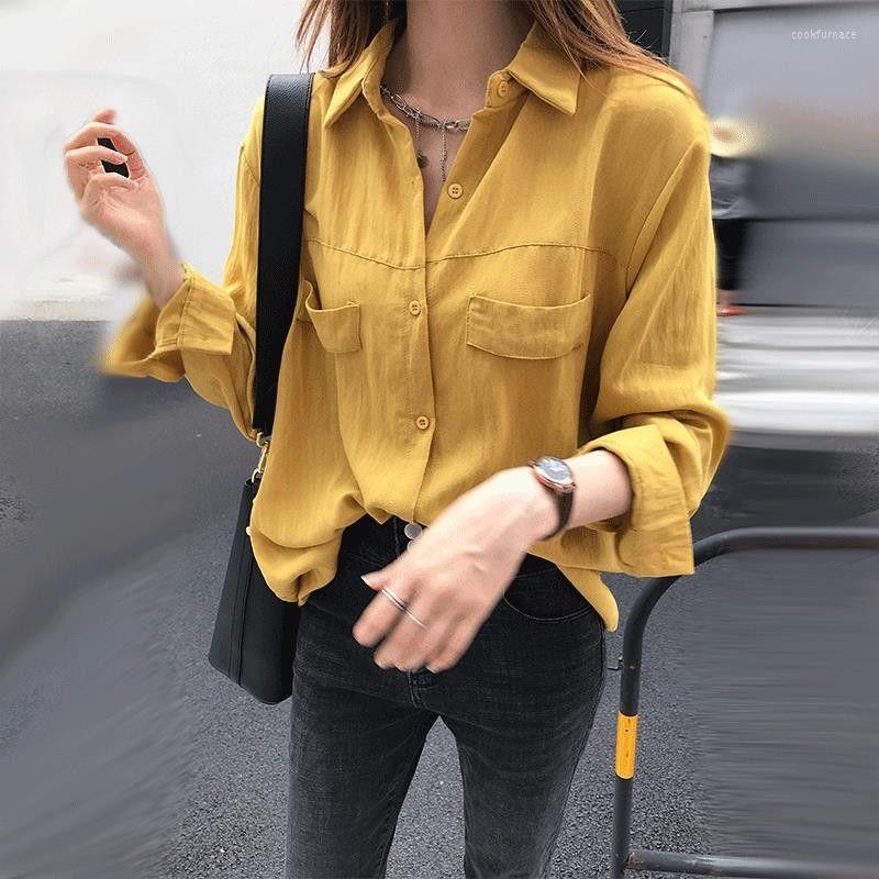 Women's Blouses Blouse Women Shirt Fall Wear Long Sleeves Women's Loose Top Korean Style Blusas Ropa De Mujer, White
Women's Blouses Blouse Women Shirt Fall Wear Long Sleeves Women's Loose Top Korean Style Blusas Ropa De Mujer, White