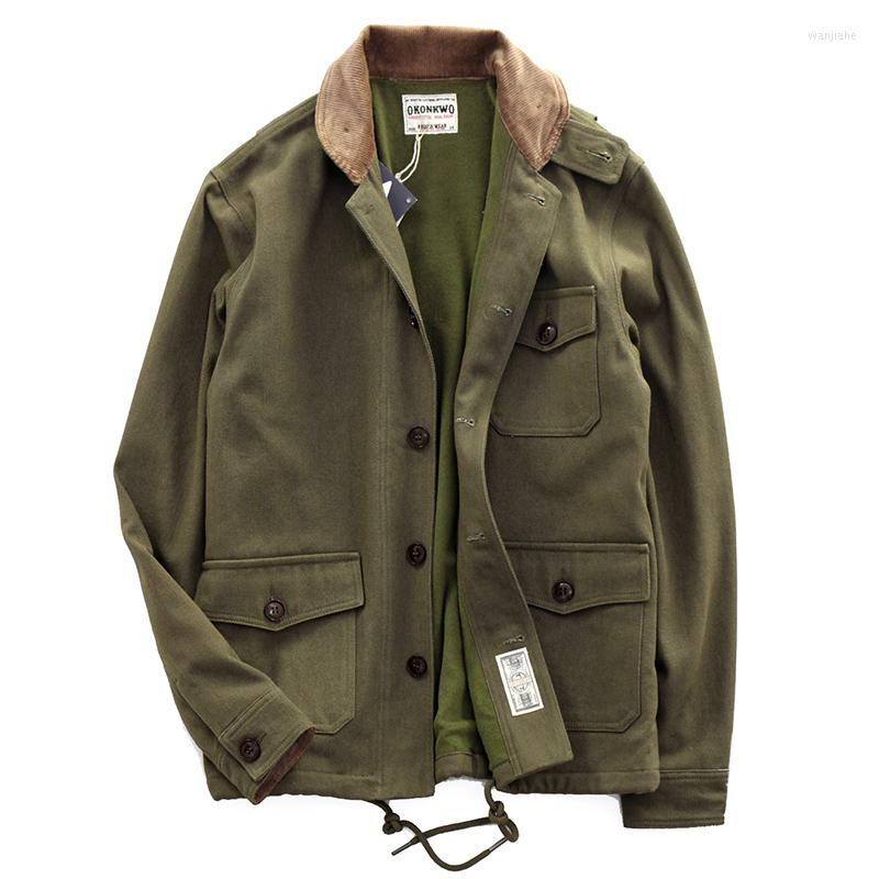 Men' Jackets Men' Jacket Thick Velvet Green Fruit Collar Retro Military Style Multi-pocket Tooling Regular Fit Male Clothes Fashion, Khaki green
Men' Jackets Men' Jacket Thick Velvet Green Fruit Collar Retro Military Style Multi-pocket Tooling Regular Fit Male Clothes Fashion, Khaki green