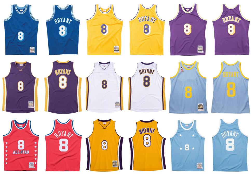 Bryant Stitched basketball Jersey black mamba S-6XL Mitchell Ness jersey 1996-97 2000-01 fianls Mesh Hardwoods Classics retro jerseys Men Women Youth purple yellow 8, Stitched jersey
Bryant Stitched basketball Jersey black mamba S-6XL Mitchell Ness jersey 1996-97 2000-01 fianls Mesh Hardwoods Classics retro jerseys Men Women Youth purple yellow 8, Stitched jersey