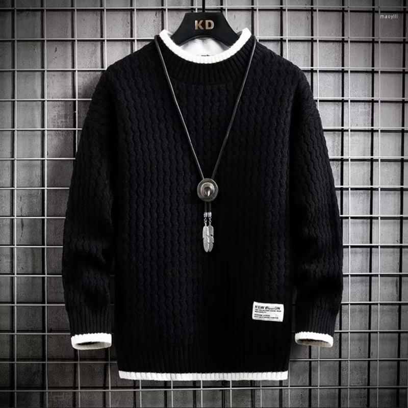 Men's Sweaters 2023 Winter Men's Classic Fashion Sweater Kpop Casual Leave Two Thickened Thermal Quality Pullover Knitwear, Black
Men's Sweaters 2023 Winter Men's Classic Fashion Sweater Kpop Casual Leave Two Thickened Thermal Quality Pullover Knitwear, Black